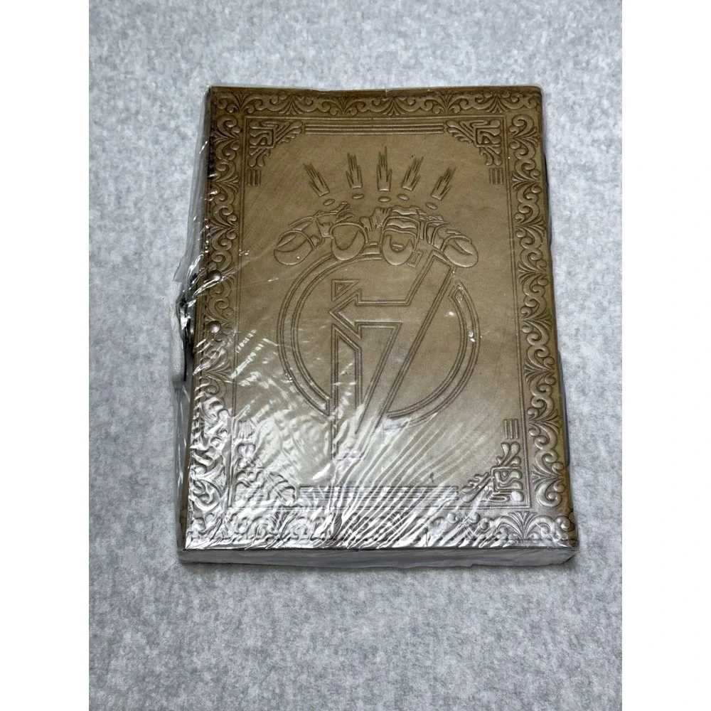 Handmade leather avenger charcoal Journal 10x7